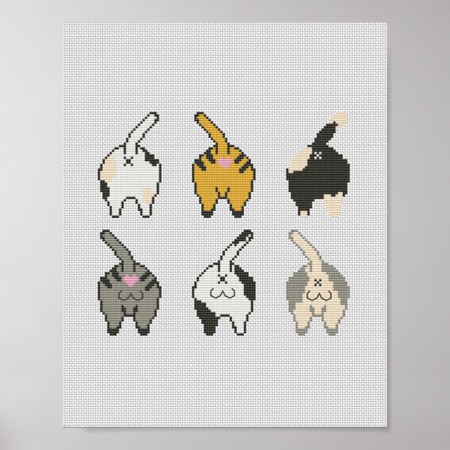 Poster Bumbum Gato Engraçado (Frente)