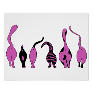 Pôster Bumbuns de Gato Roxo