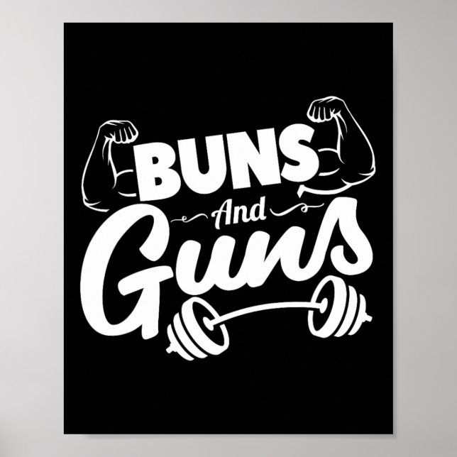 Poster Bunda e Armas Engraçadas de Academia  (Frente)