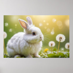 Poster Bunny Animal Fun Miniature Tamanho Fantástico Surr