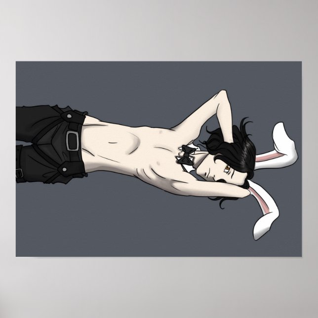 Pôster Bunny Branco (Frente)