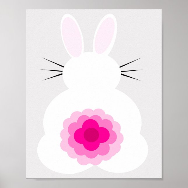 Poster Bunny da Páscoa (Frente)