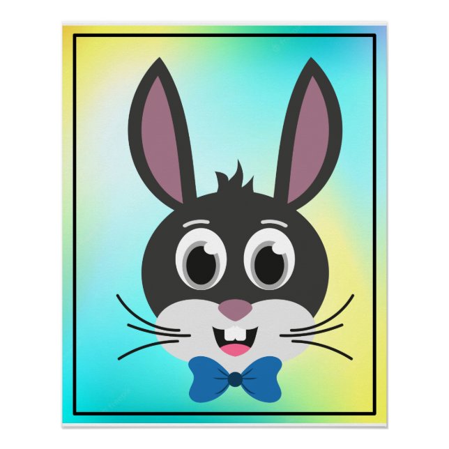 Pôster Bunny Face Boy-32886 (Frente)