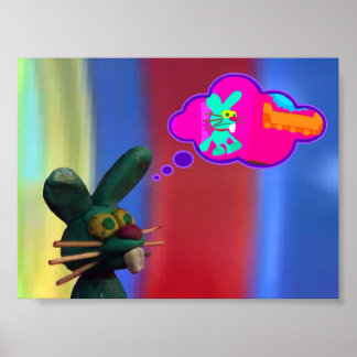 Pôster Bunny Imagines Ser Animado