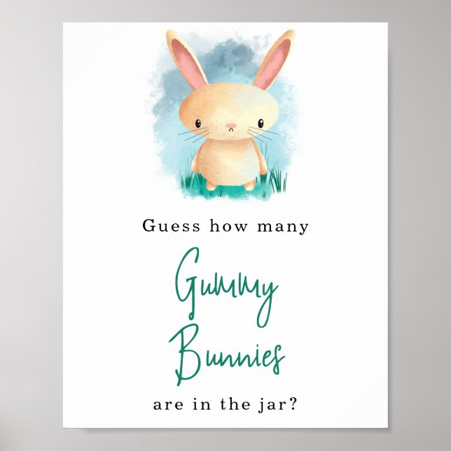 Poster Bunny - Quantos coelhinhos de goma (Frente)