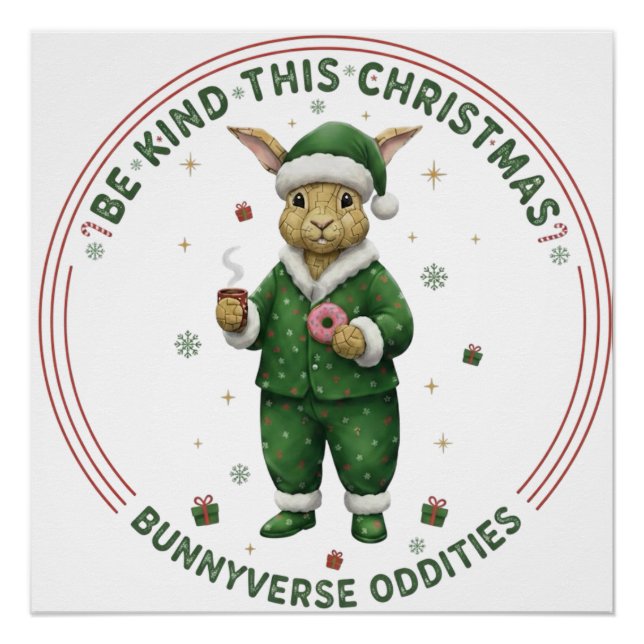 Pôster Bunnyverse christmas (Frente)