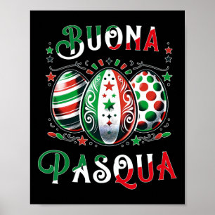 Poster Buona Pasqua Ovo De Felz pascoa Italiano Para Cria