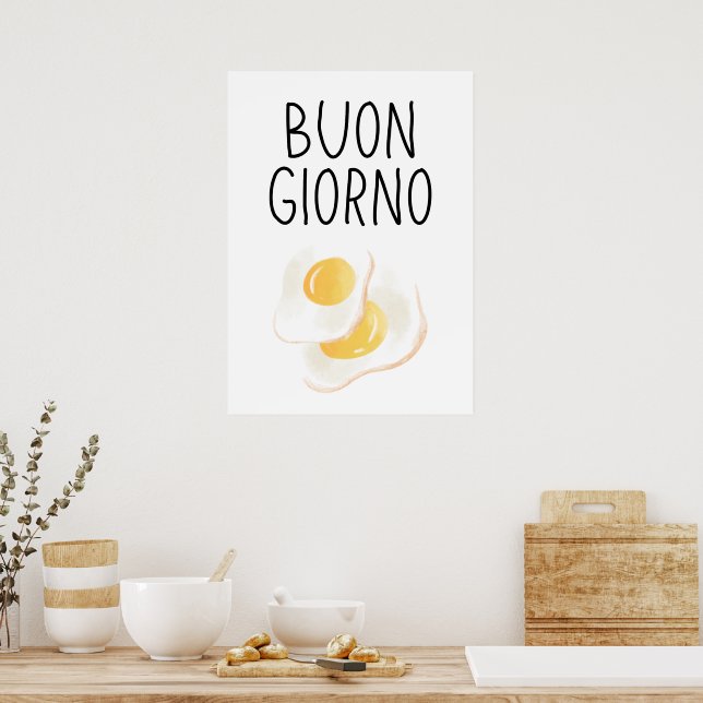 Poster Buongiorno (Cozinha)