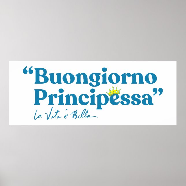 Poster Buongiorno Principessa (Frente)