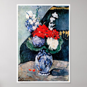 Poster Buquê com Little Delft, Paul Cezanne