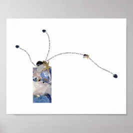 Poster Buquê costeiro da arte poema visual das conchas