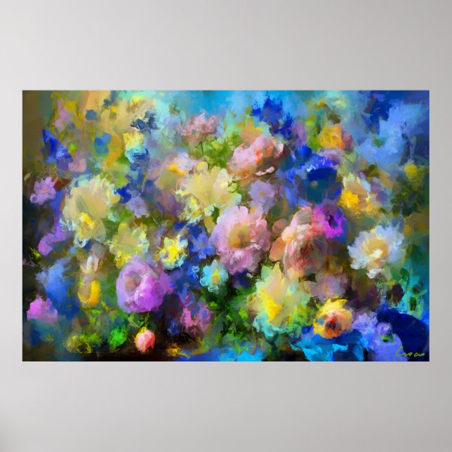 Poster Buquê de Flores  (Frente)