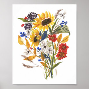 Poster Buquê de girassol