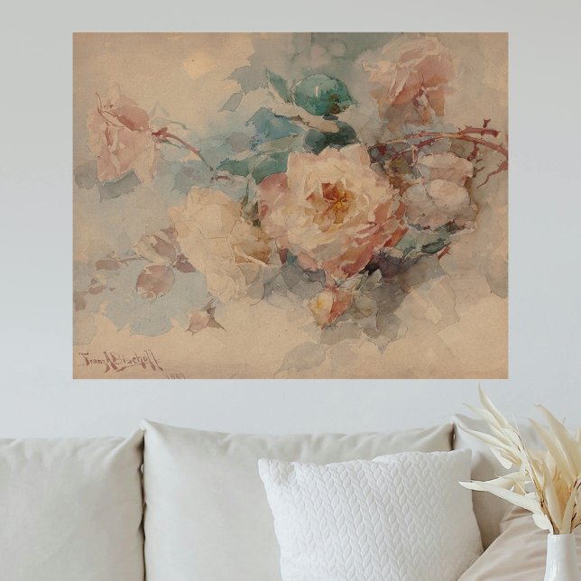 Pôster Buquê de Rosas - Franz Bischoff (Criador carregado)