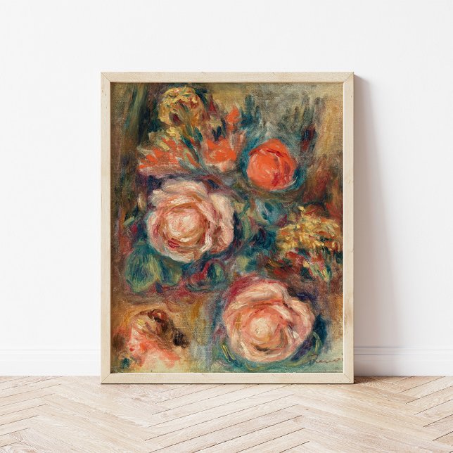Poster Buquê de Rosas | Renoir (Criador carregado)