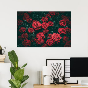 Poster Buquê de rosas vermelhas