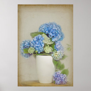 Pôster Buquê do Hydrangea