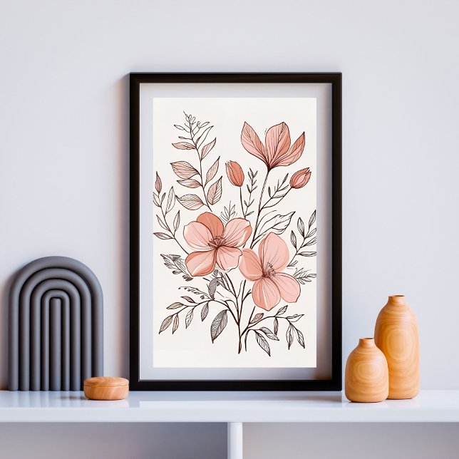 Poster Buquê Serenidade de Flores Silvestres (Criador carregado)