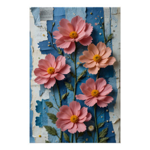 Pôster Buquê Tactile Cosmos