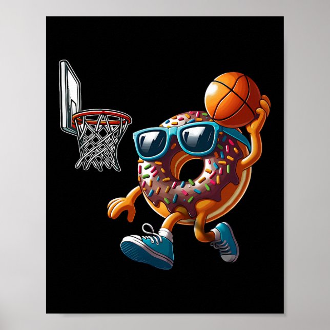Poster Buraco de Donut de Afundamento Campeão de Comida J (Frente)