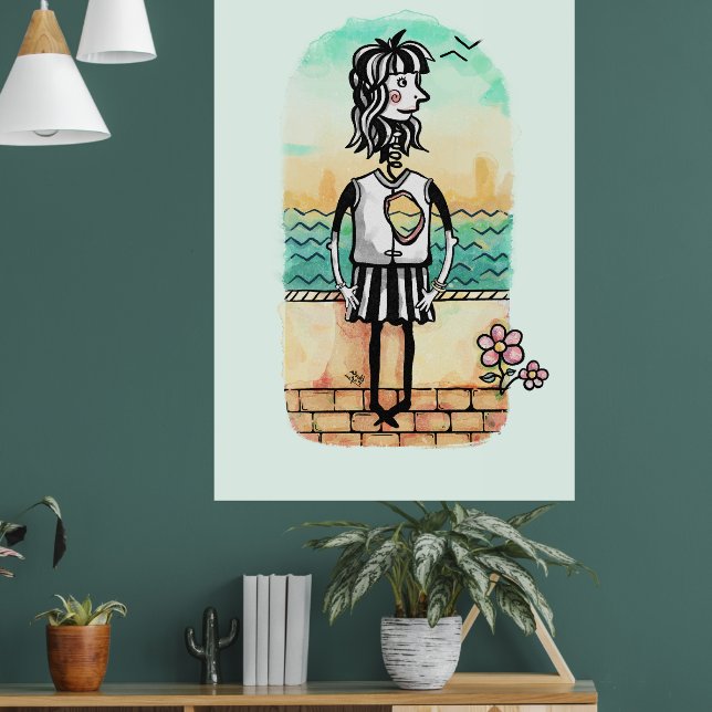 Poster Buraco no meu coração (Sala de Estar 1)