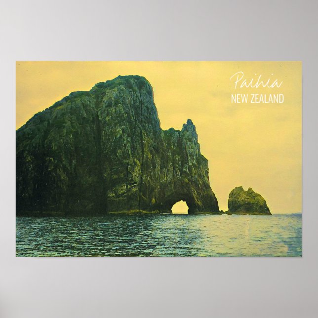 Poster Buraco Nova Zelândia no Rock (Frente)