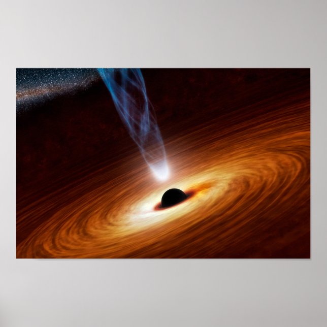 Poster Buracos Negros - Monstros no Espaço (Frente)