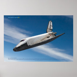 Poster Buran soviético: Voo Atmosférico