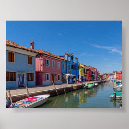 Poster Burano houses