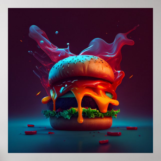 Poster Burger (Frente)