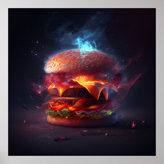 Poster Burger (Frente)