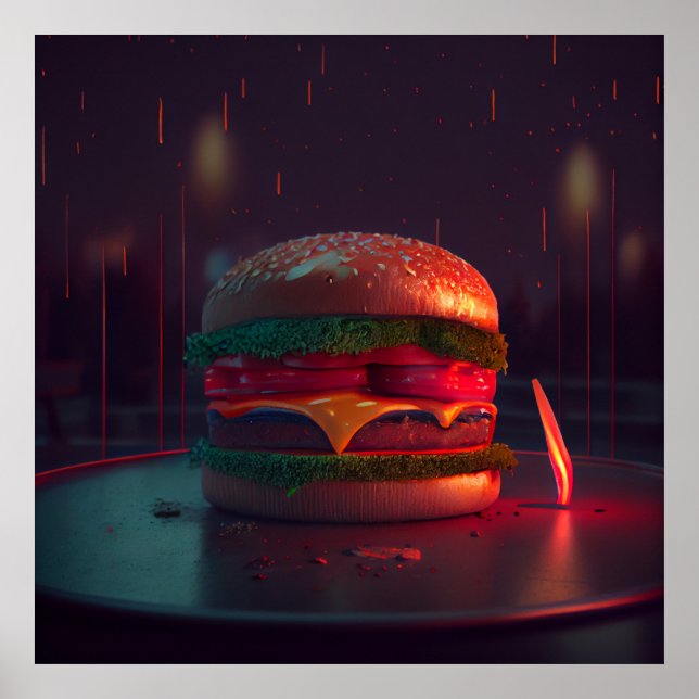 Poster Burger (Frente)