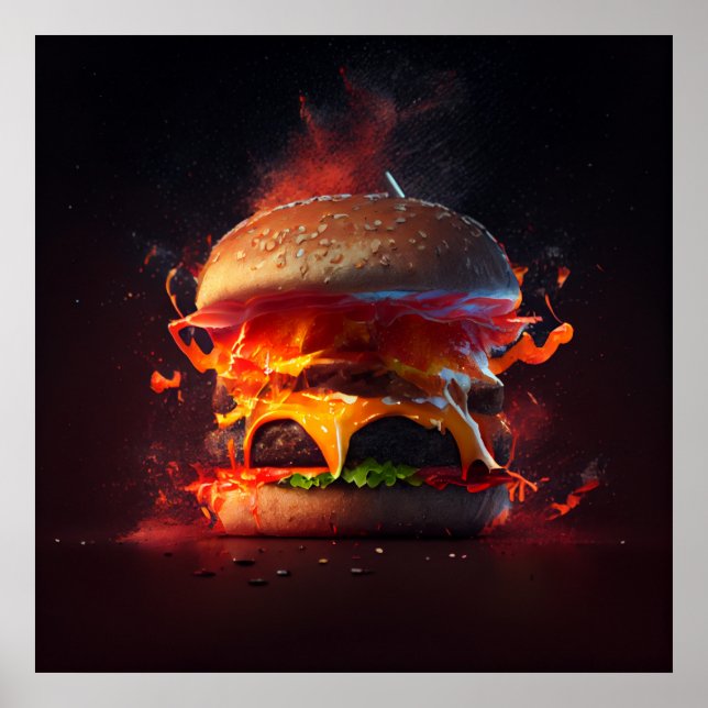 Poster Burger (Frente)
