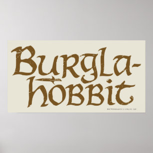 Poster Burgla Hobbit