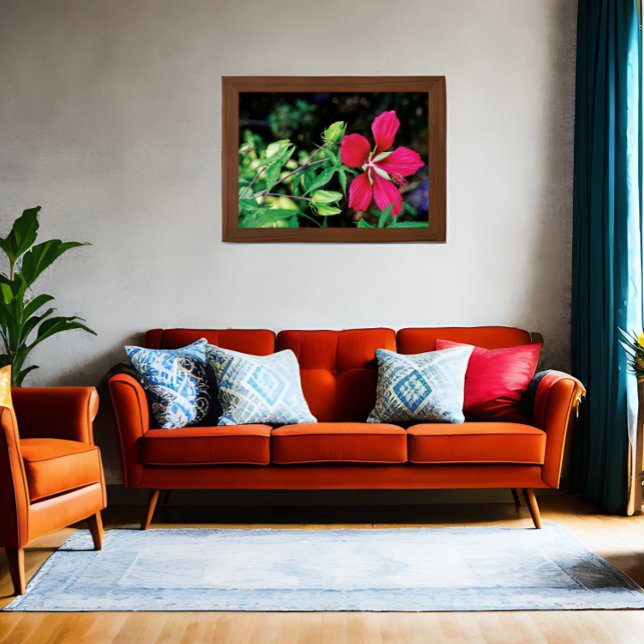 Pôster Burgundy Elegance: A Música do Amor da Natureza (Criador carregado)