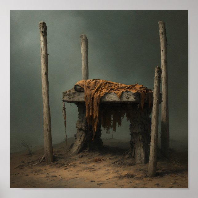 Poster Burial Platform (Frente)