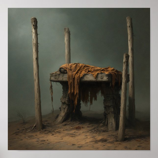 Poster Burial Platform (Frente)