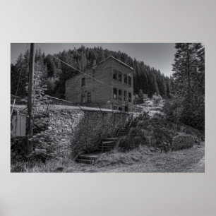 PÔSTER BURKE IDAHO - CIDADE FANTASMA DA MINERAÇÃO