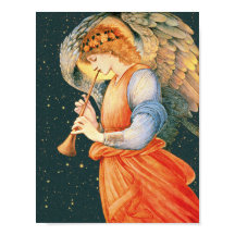 Burne-Jones Angel tocando flageolet