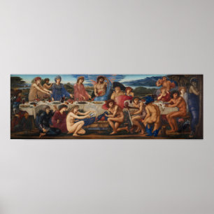 Poster Burne-Jones - Banquete De Peleus