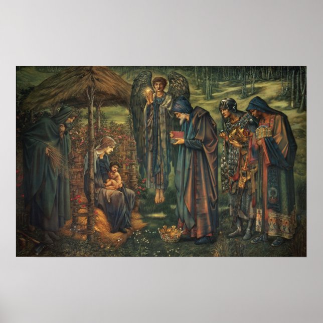 Poster Burne-Jones - Estrela De Belém (Frente)