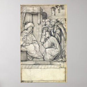 Poster Burne-Jones - O Homem das Leis de Chaucer