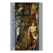 Burne-Jones Wheel of Fortune CC0427 Poster