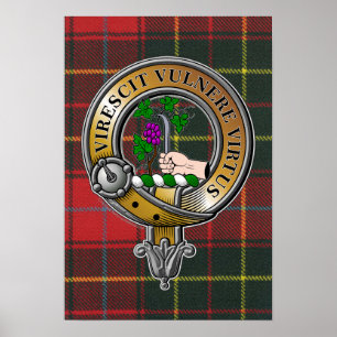 Poster Burnett Tartan & Crachá