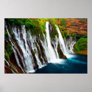 Poster Burney Falls, Mcarthur-Burney Falls Memorial