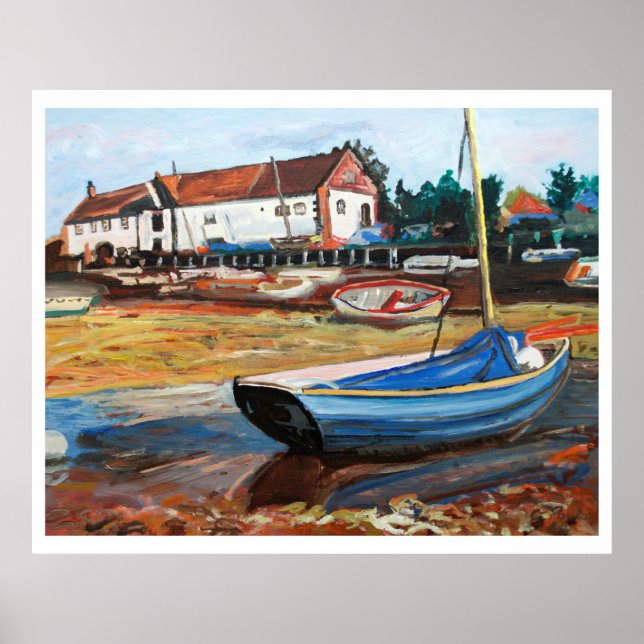Poster Burnham Overy Staithe (Frente)