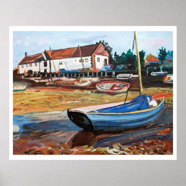 Poster Burnham Overy Staithe (Frente)