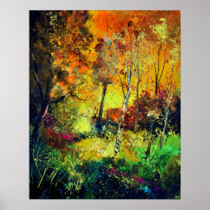 Pôster burning autumn