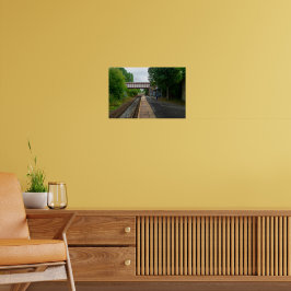 Poster Burnley Barracks Railway - Lancashire Railways