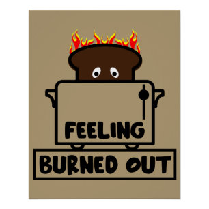 Pôster Burnout de Trabalho